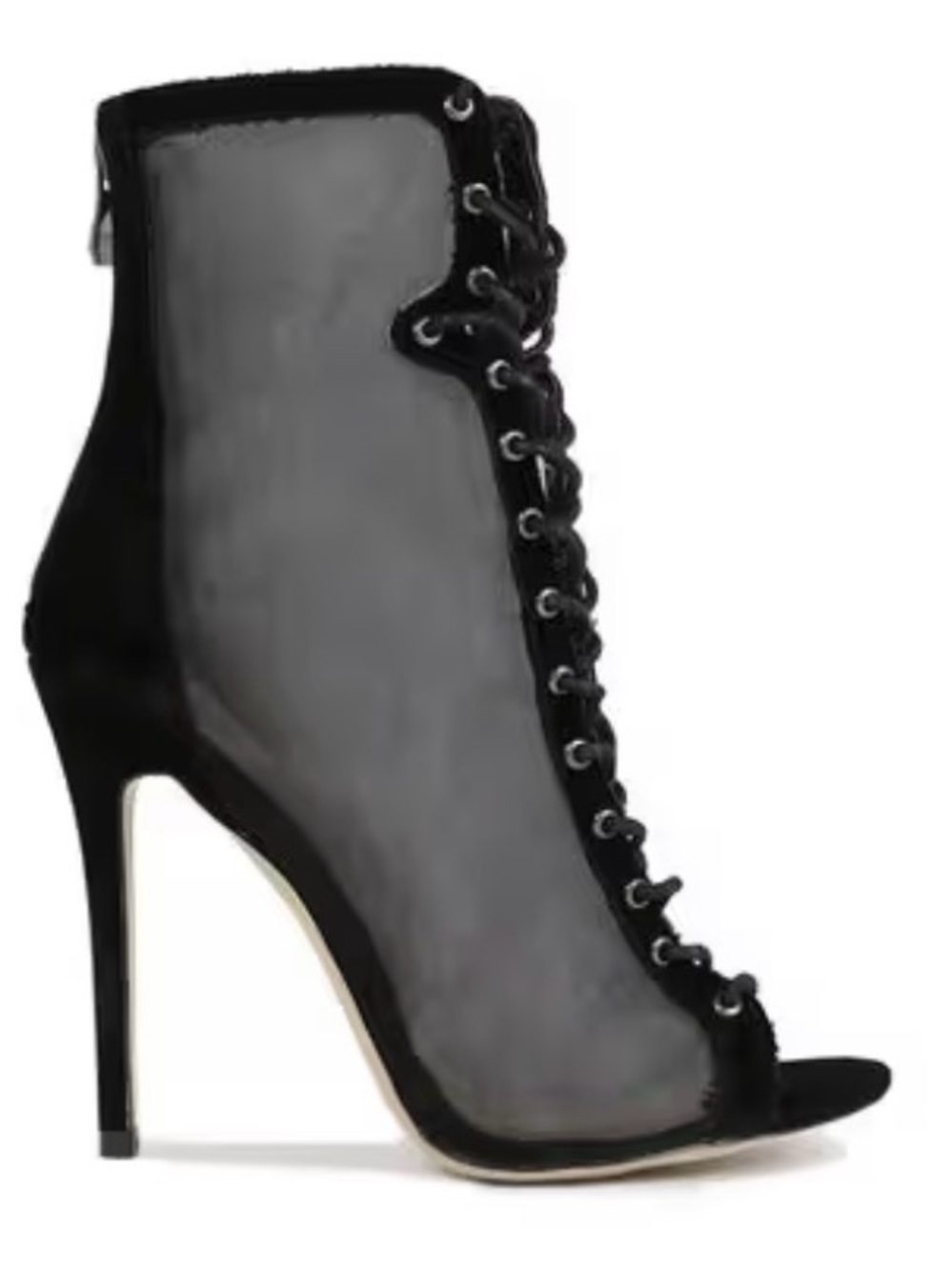 Public desire x Hailey Baldwin black heels
